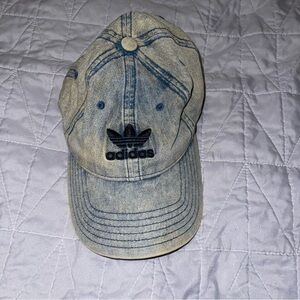 Faded Denim washed adidas hat